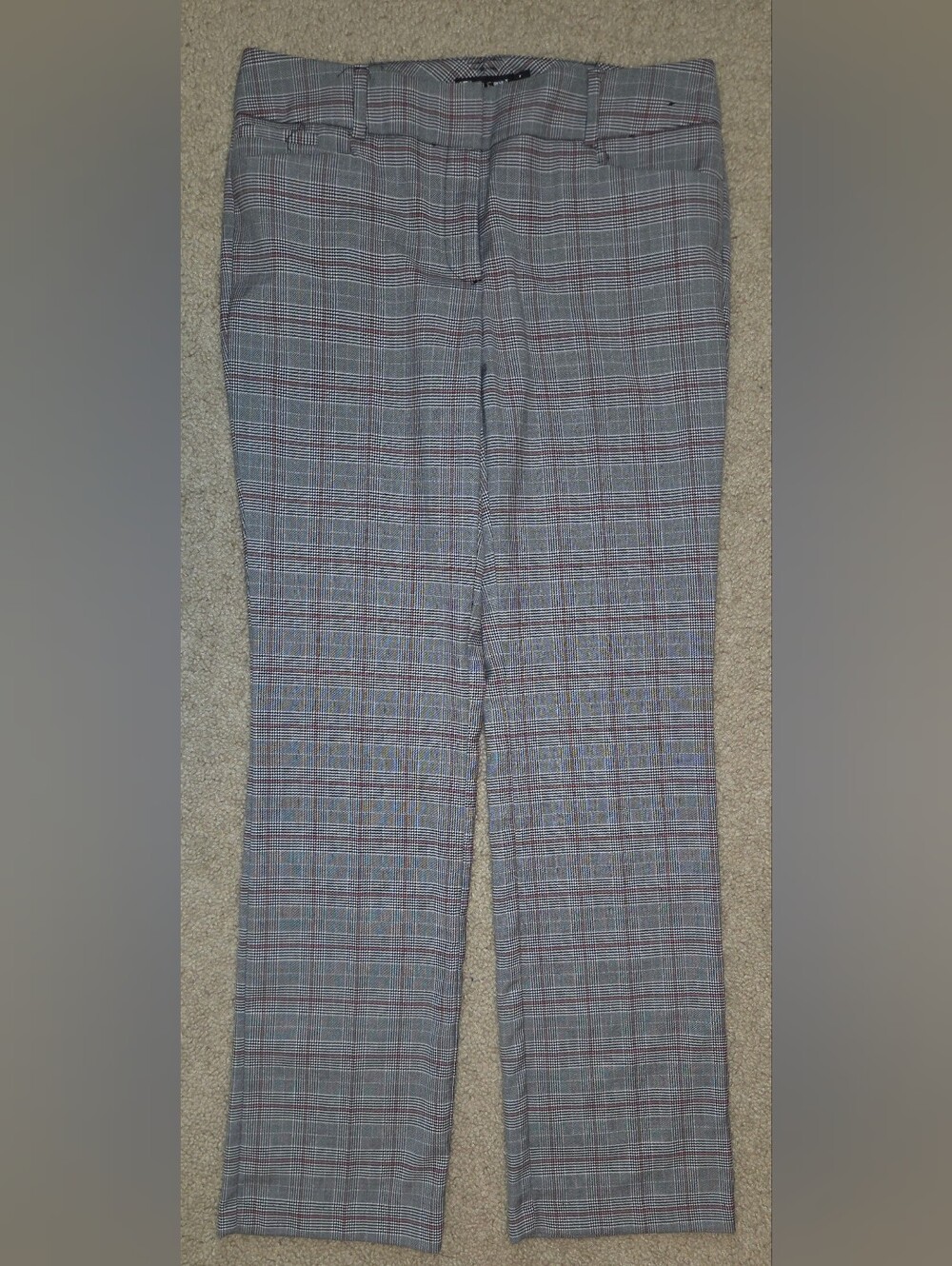 7th Avenue Design Studio NY&Co Plaid Dress Pants Size 8